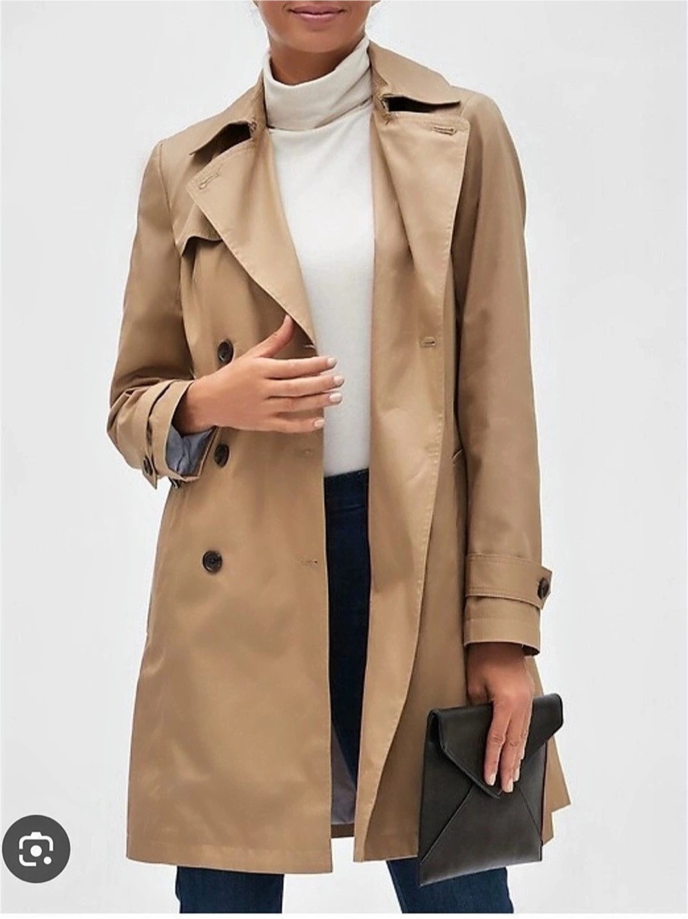 Banana Republic Timeless Trench Coat Women's Brown size S